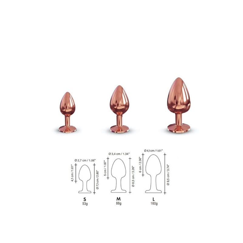 Plug Anal Bijoux Diamond L - Plugs bijoux pour travestis