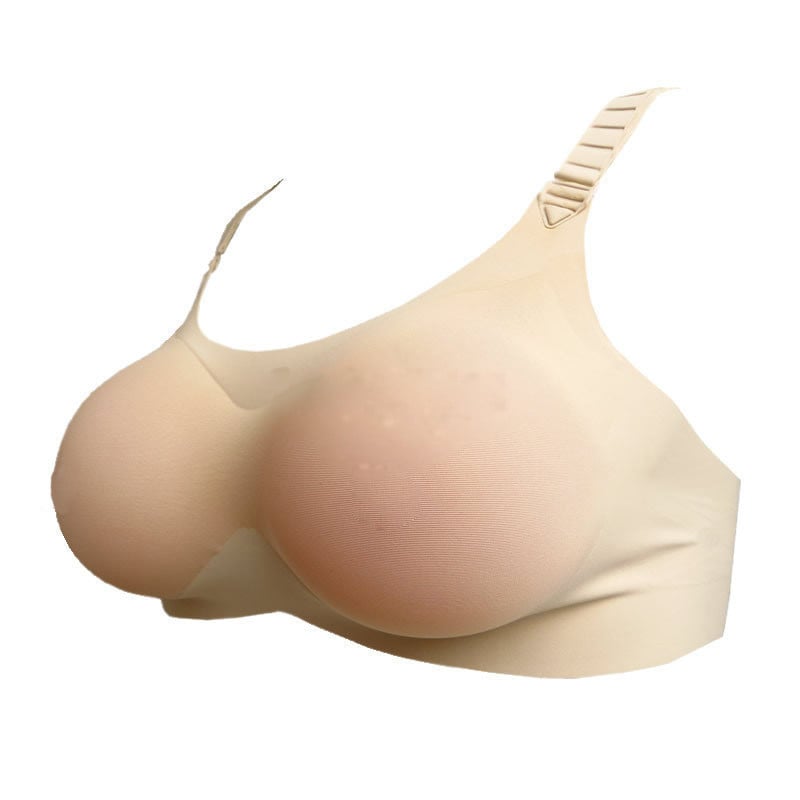 Silicone flesh bra - Realistics breast forms for cross-dressers