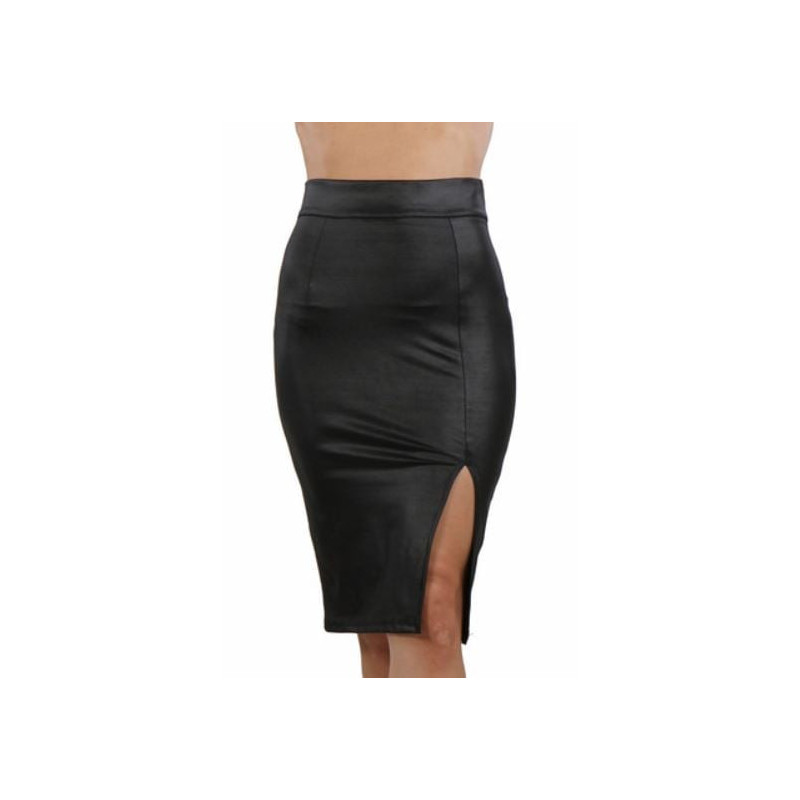 3/4 black slit skirt - Skirts & Shorts
