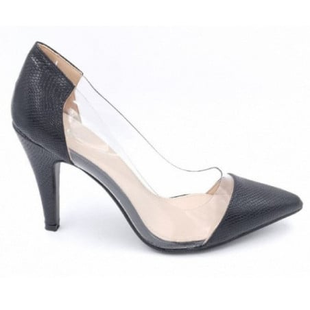 Black transparent pumps - Pumps