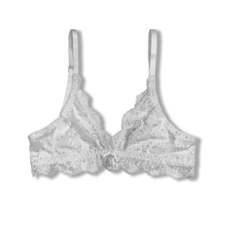 Brassière Girl's First Lace Blanche - Soutiens-gorge sexy pour travestis