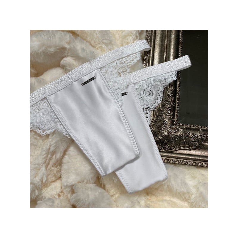 Duo of 2 Classy Lace Pollen Powder panties- Carmen Liu - Tucking