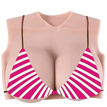 Jumpsuit C-Cup Bra - Silicone breast combinations for cross-dressers Jumpsuit C-Cup Bra - Silicone breast combinations for cross-dressers