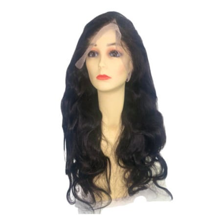 Perruque naturelle Aphrodite brune - Perruques cheveux naturels