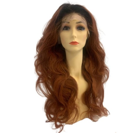 Natural wig Aphrodite red - Perruques cheveux naturels