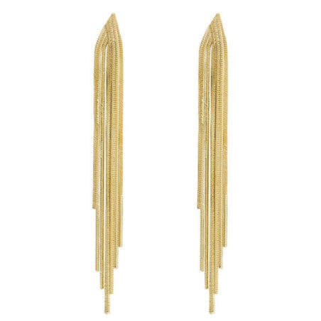 Boucle d'oreilles clips tombantes dorées - Boucles d'oreilles à clips Boucle d'oreilles clips tombantes dorées - Boucles d'oreilles à clips