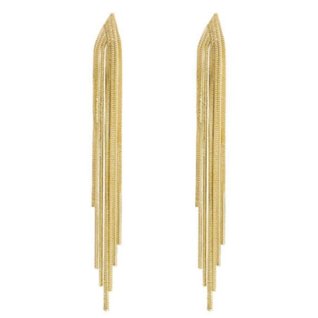 Gold Drop Clip Earring - Clip earrings