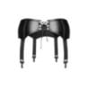 Porte-Jarretelles Homme Noir Wetlook - Portes-jarretelles pour travestis