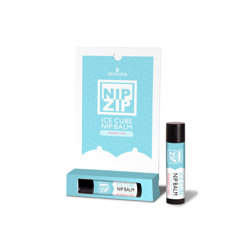 Freezer pour tétons NipZip Fraise Menthe - Pompes à tétons pour travesti