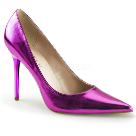 Metallic purple pumps - Pumps