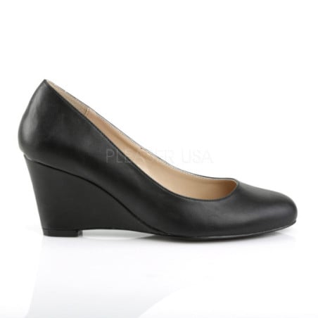 Black wedge shoes - Pumps