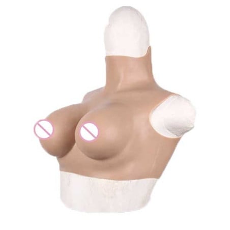 Short jumpsuit B cup - Silicone breast combinations for cross-dressers