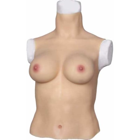 Combinaison longue D de féminisation - Bustes silicone pour travesti