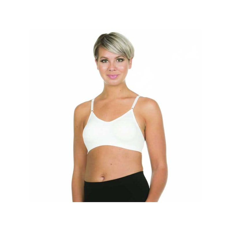 White bra with integrated pads - Bras with pockets
