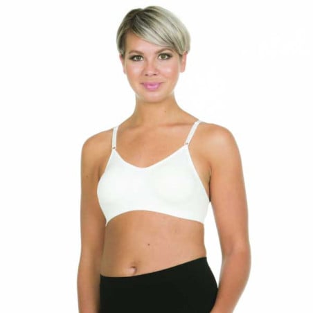 White bra with integrated pads - Bras with pockets