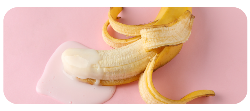 Banane-Ejaculation